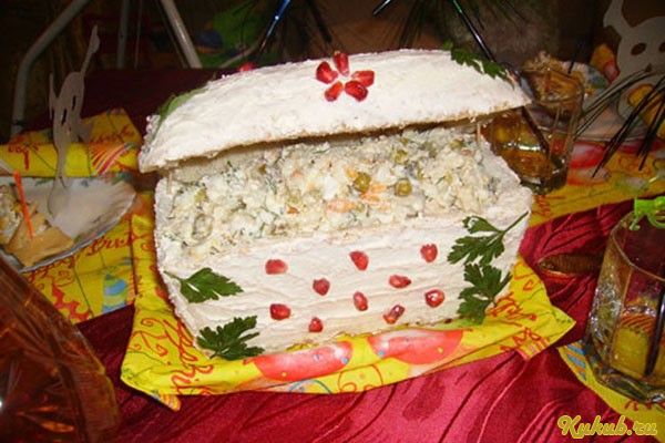 торжественный, салат торжественный, салат