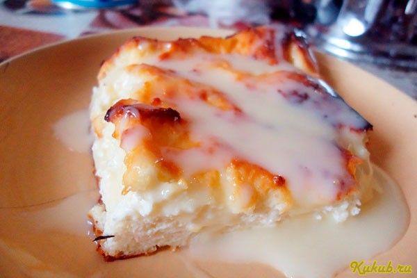творожная, запеканка, сгущенкой, творог творожная, запеканка, сгущенкой, творог