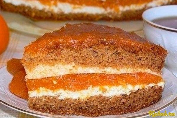 творожный, цитрусовый, творог, вишня