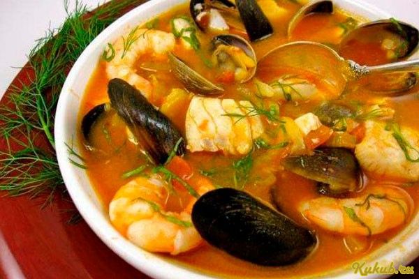 по-итальянски, морепродуктами