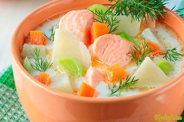 сливками, красной