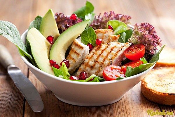 уникальный, салат, белковый, творог