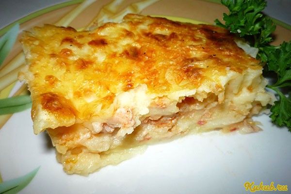 запеканка, картофельная, свинина