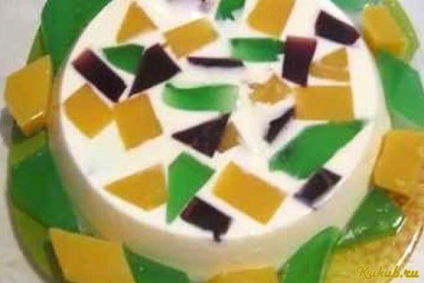 желейный, торт-десерт, пищевой, киви