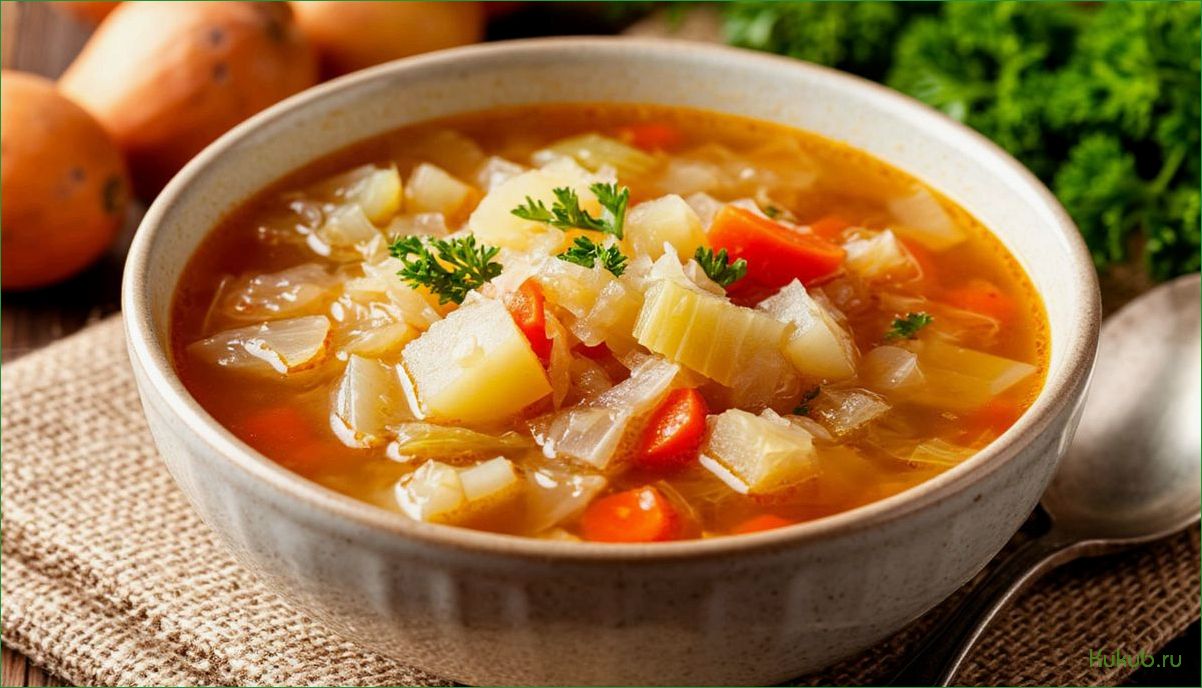 (классический, рецепт, суточных, квашеной, капусты) Классический рецепт суточных щей из квашеной капусты с мясом и овощами
