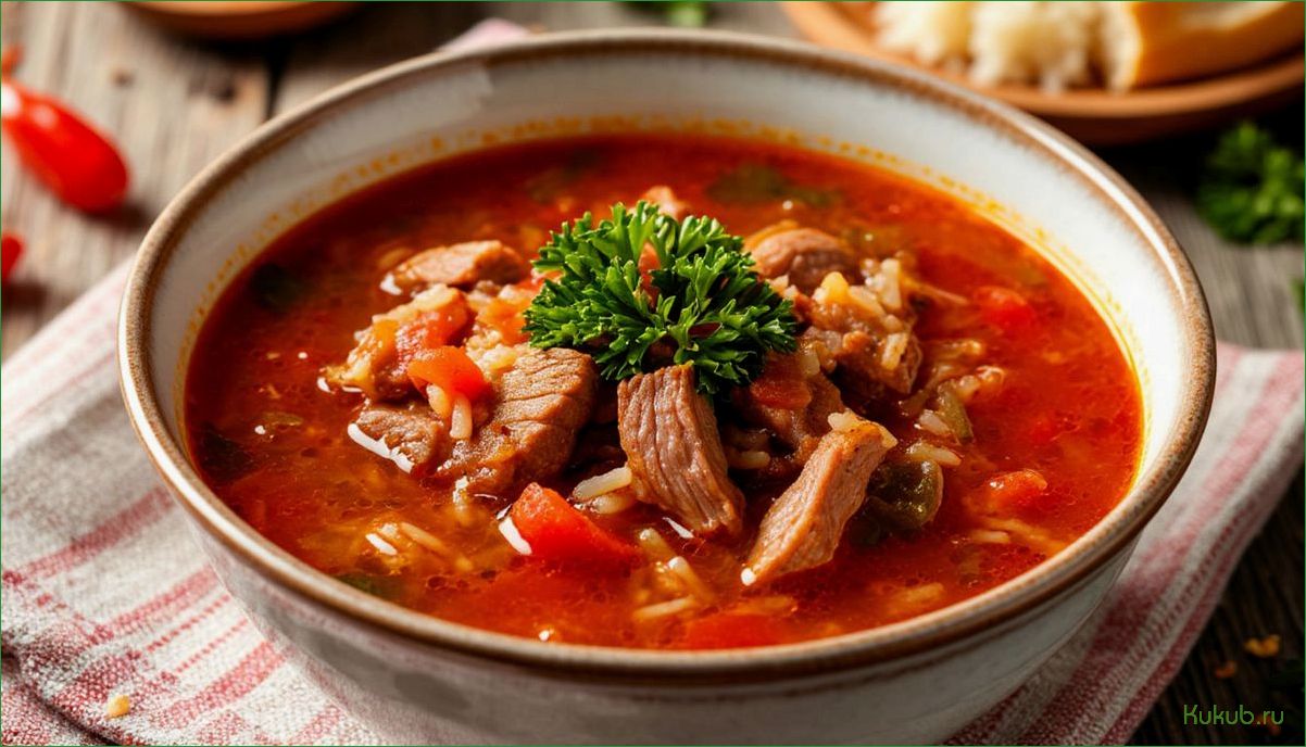 Приготовление классического борща со свининой по традиционным рецептам