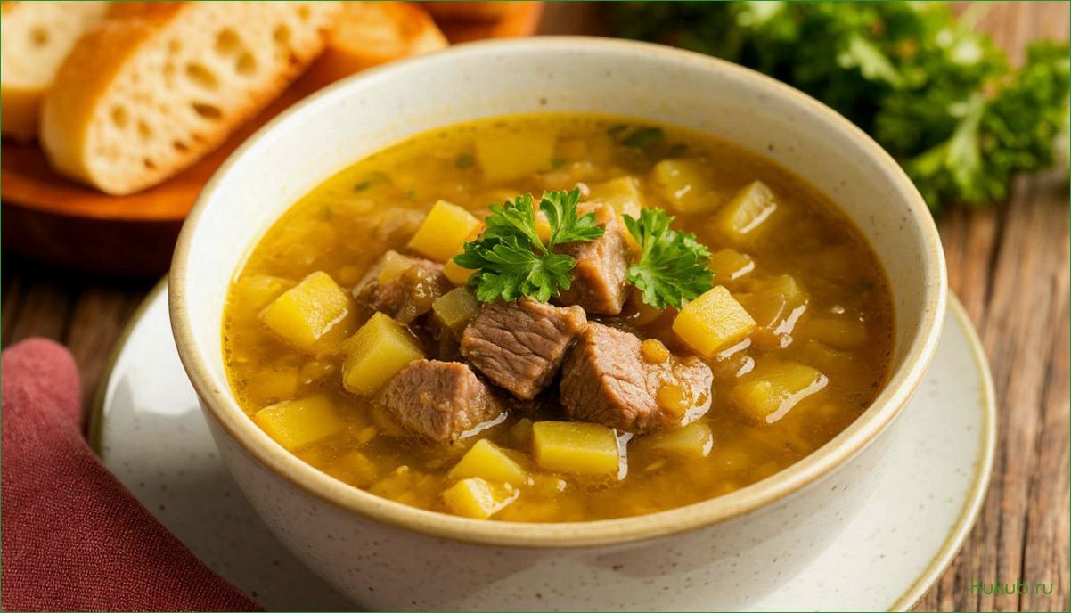 (приготовить, классический, гороховый, копчеными, ребрышками) Как приготовить классический гороховый суп с копчеными ребрышками дома