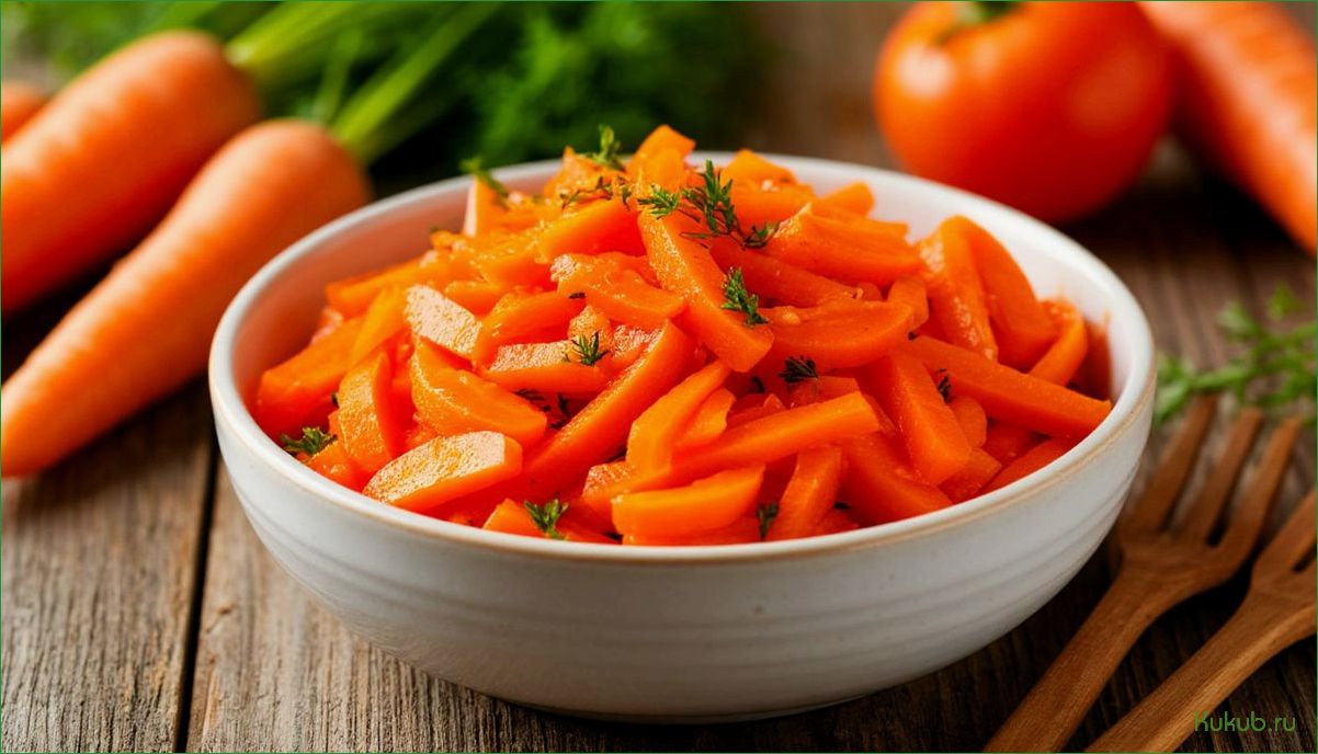 (рецепт, простого, вкусного, салата, моркови) Рецепт простого и вкусного салата из моркови с сахаром для любого стола