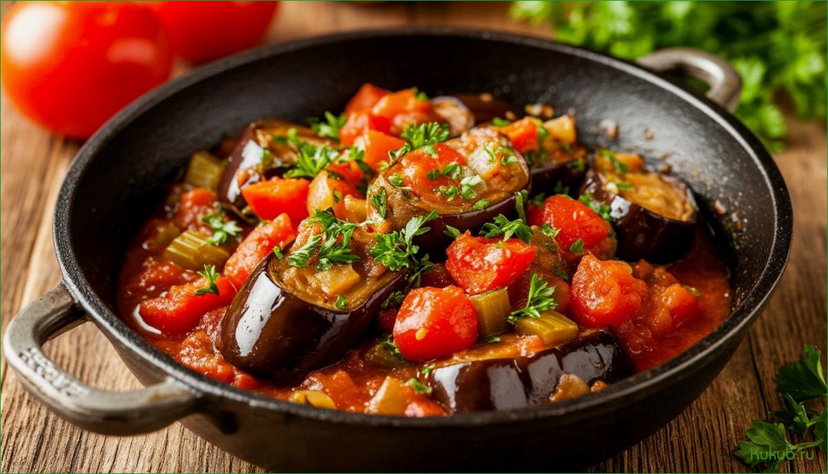 (приготовить, вкусные, тушеные, баклажаны, овощами) Как приготовить вкусные тушеные баклажаны с овощами на сковороде по простому рецепту