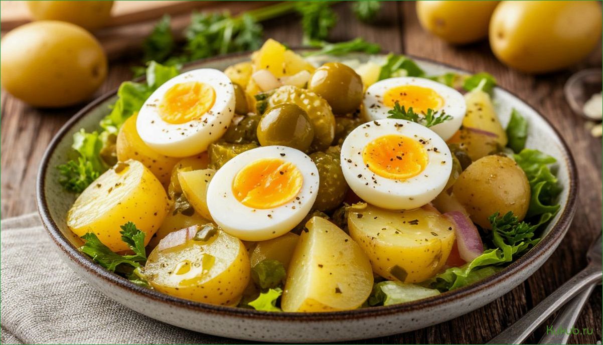 Рецепт салата с солеными огурцами яйцами и картошкой для любого стола